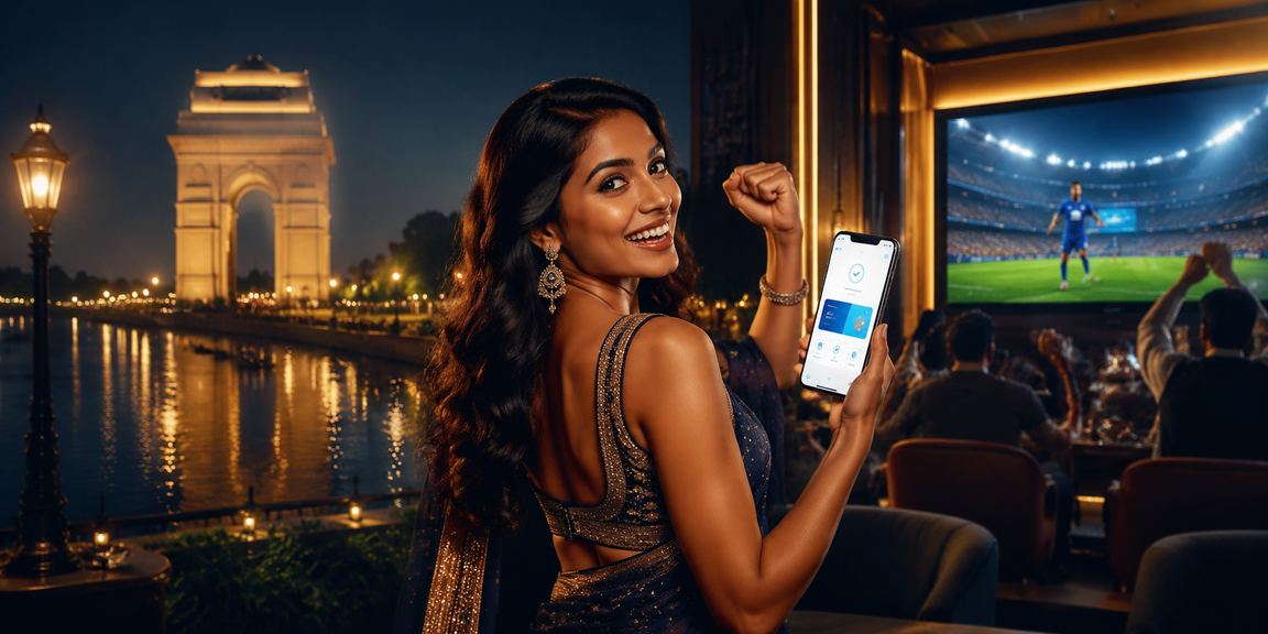 Mobile payment transaction near India Gate Delhi for VIP players
