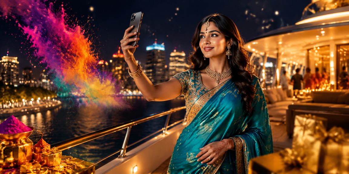 Mobile casino gaming in Pune city with vibrant atmosphere